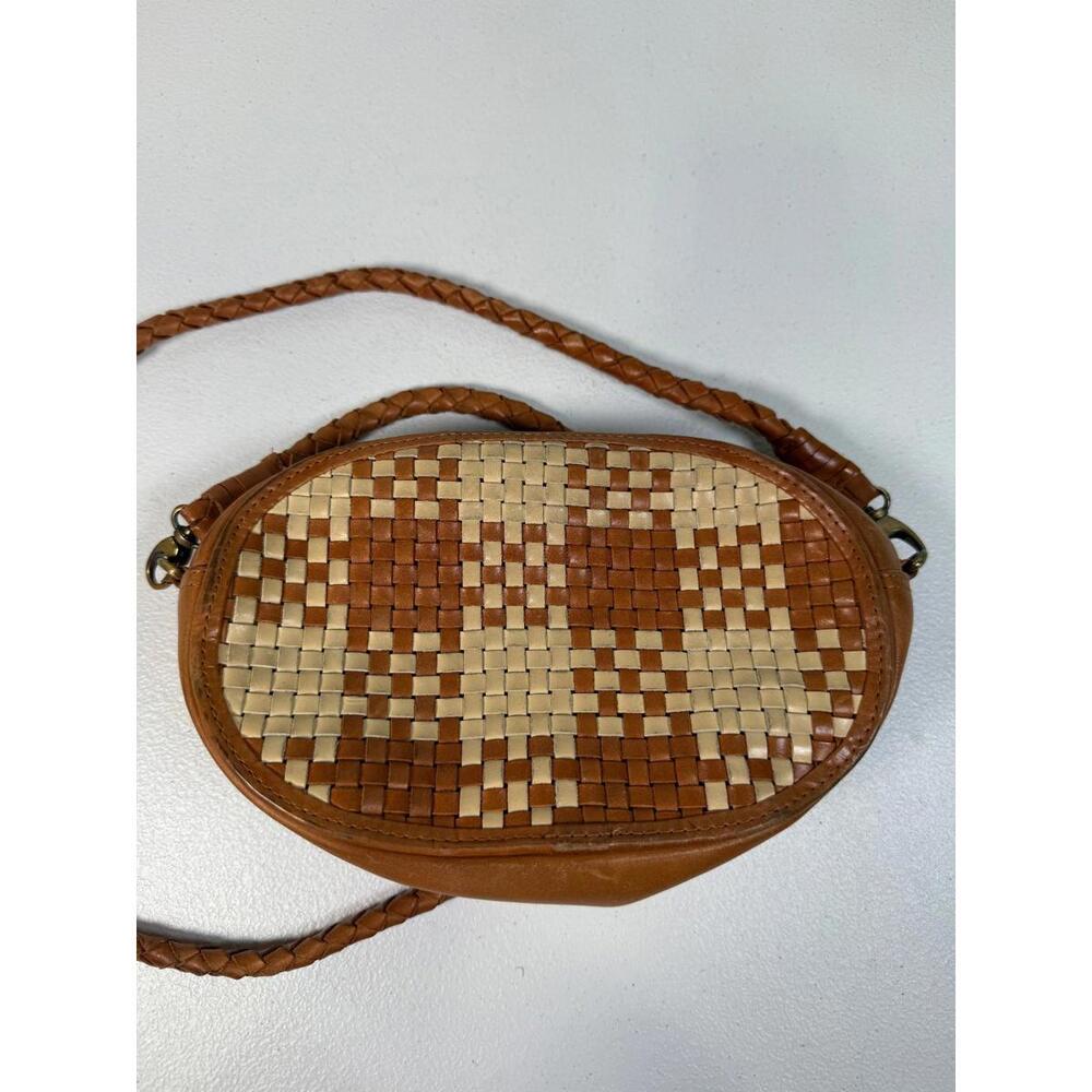 Bembien Vintage Check Ovale Crossbody – As Is (Leather Cracking & Scratches) - Picture 11 of 15